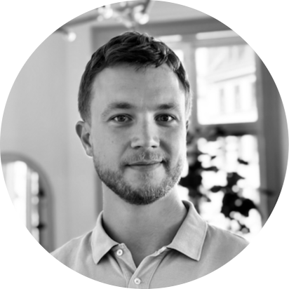 Portræt af Lukas Andersen.